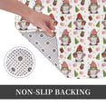 thumbnail image 6 of Gukieu Merry Christmas Santa Print Dust-proof Floor Mats, Water-absorbent and Non-slip Flannel Door Mats 16x24in, Home Decoration Suitable for Kitchen, Bathroom, Garage, 6 of 7