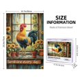 thumbnail image 4 of 1000 PCS Sunflowers and Roosters Wooden puzzles for adults 1000 pieces,Unique and Beautiful Design,Enjoy the puzzle solving process,Funny Rustic Life Stress relieving puzzle,Stress relieving pleasure, 4 of 6