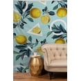 thumbnail image 2 of Society6 Geometric and Lemon III by Burcu Korkmazyurek Tapestry, 2 of 4