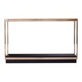 thumbnail image 2 of Meubles SEI Table Console en Verre-Haut en Champagne-Noir, 2 of 3