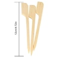 thumbnail image 2 of SHAR 100PCS Barbecue Bamboo Skewers Disposable Bamboo Stick Barbecue Paddle Skewers, 2 of 8