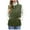 Olive Green, variant on Women's Zip Up Padded Vest Lightweight Sleeveless Down Jacket Round Collar Quilted Gilet Winter Warm Outerwear with Pockets Olive Green