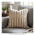 thumbnail image 4 of Cojín Home Trends Cuadrado Rayas Negro, 4 of 4