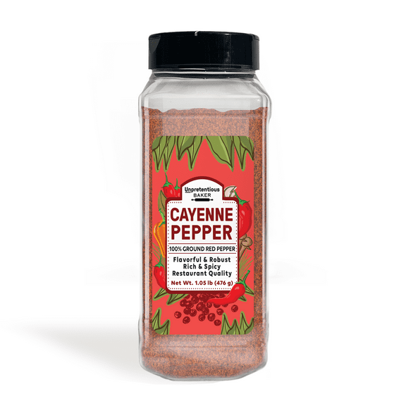 Unpretentious Ground Cayenne Pepper, 4 Cups, Pure & Natural, Fresh, Gluten-Free 16 Ounce