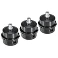 thumbnail image 1 of Unique Bargains G1/4 Air Compressor Silencers Filter, 3 Pack Intake Muffler, Black, White, 1 of 5