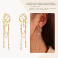 thumbnail image 1 of Pendientes de tuerca con borlas de aleación a la moda, pendientes colgantes, joyería femenina Tmvgtek Para estrenar, 1 of 8