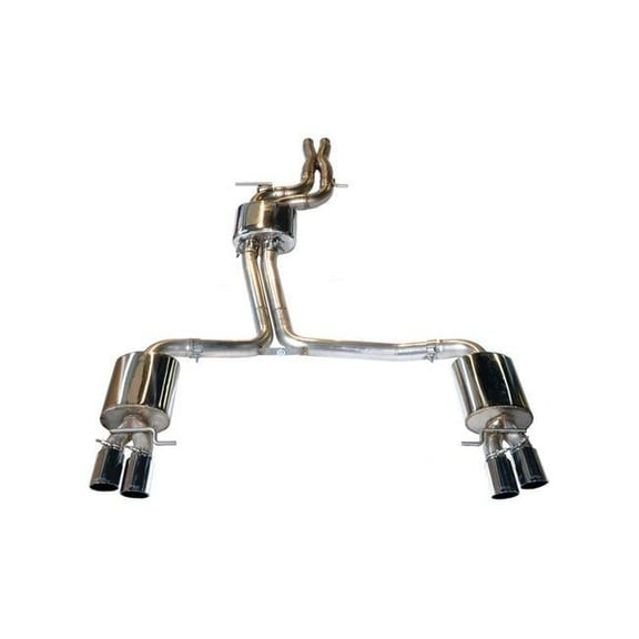 AWE Tuning Audi B8 / B8.5 S4 3.0T Touring Edition Exhaust with Chrome Silver Tips (90mm)