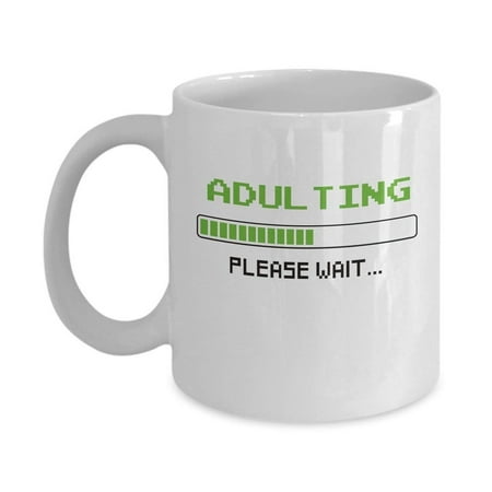 18th Birthday Adulting Coffee & Tea Gift Mug - Gifts for Girls &