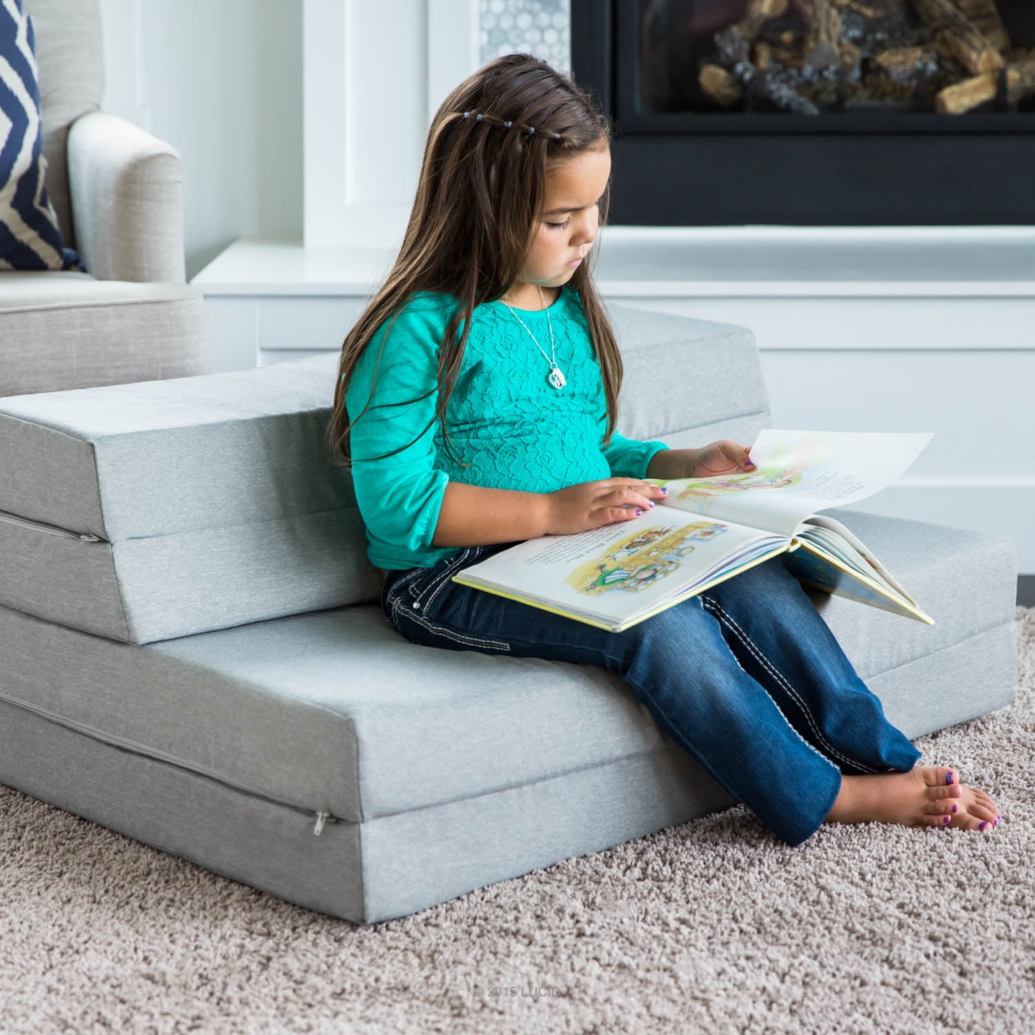 Lucid 4 Folding Gel Mattress And Sofa Multiple Sizes