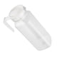 thumbnail image 5 of Jarra acrílica botella transparente con tapa, jarra de jugo de agua a rayas mango antideslizante para bebidas caseras caseras transparente(1100ml), 5 of 14
