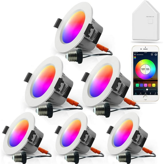 MagicLight Smart Retrofit 5 Watts E26 LED Recessed Dimmable Bluetooth Downlight