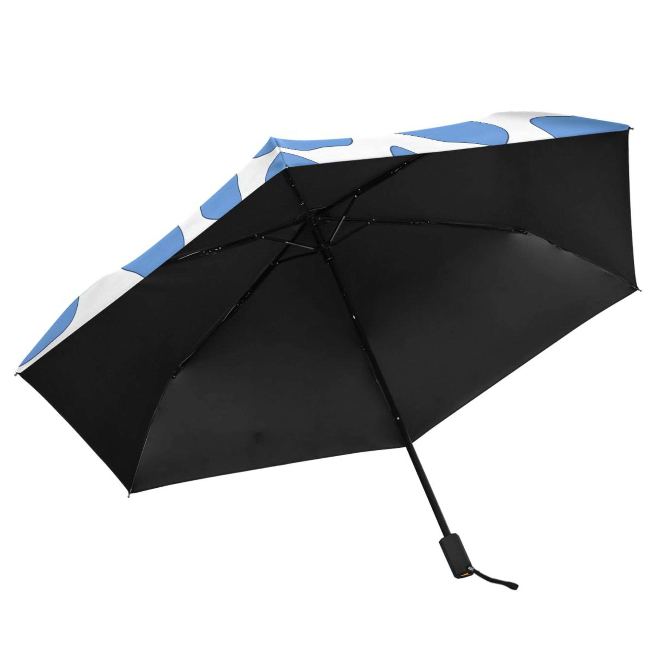 ALAZA Leopard Pattern-a1 UPF 50+ Compact Folding Umbrella for Rain Travel Umbrella Packable