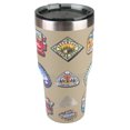 thumbnail image 3 of Ozark Trail Double 32 oz Wall Vacuum Sealed Stainless Steel Tumbler, Patches, 3 of 12