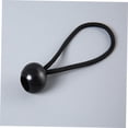 thumbnail image 3 of 50 Pcs Tent for Camping Black Tarp Plastic Tarp Camping Tent Tie Tent Bungee Canopy Cords Tie Down Elastic Cord Bungee Ball Cord Set Tie Down Ball Bungee Elastic Rope Tarpaulin Set, 3 of 5