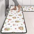 thumbnail image 2 of Kitchen Rugs Sets Of 2,White Fairy Cottage Princess Pattern Anti Fatigue Kitchen Mat Rugs Non Slip Washable,Decorative Kitchen Floor Mats for Kitchen,Sink,Laundry,17"x47"+17"x47", 2 of 5