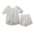 thumbnail image 2 of Guardurnaity Conjunto de ropa de dormir, pijama lavable para mujer, accesorios para el hogar de aspecto bonito, ropa de salón para niña, ropa para el hogar, Pijama Blanco/M Guardurnaity AP017051-02, 2 of 6