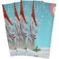 thumbnail image 4 of Lovely Traditional Gnome Kitchen Dish Towels Set of 6 Absorbent Hand Towels, Lint-Free 18"x28" Christmas Branches Dishcloths Fast Drying for Cooking Baking Home Clean, 4 of 5