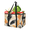 Multicolor 3, variant on Black Musical Note Yellow Reusable Grocery Bags, Foldable Shopping Bags for Groceries with Handles, Large Grocery Tote for Kitchen, Market, Car Trunk, Picnic
