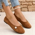 thumbnail image 6 of CHICVOMEY Flats for Women Comfortable Dressy Round Toe with Anti-Slip Sole Convenient Slip on Shoes for Casual Formal Workplace, 6 of 8