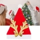 thumbnail image 4 of Sombrero de Navidad de dibujos animados, decoración cómoda, de , sombrero de asta para mujeres, hombres, accesorios de ropa, disfraz Amarillo Colco sombrero rojo, 4 of 6