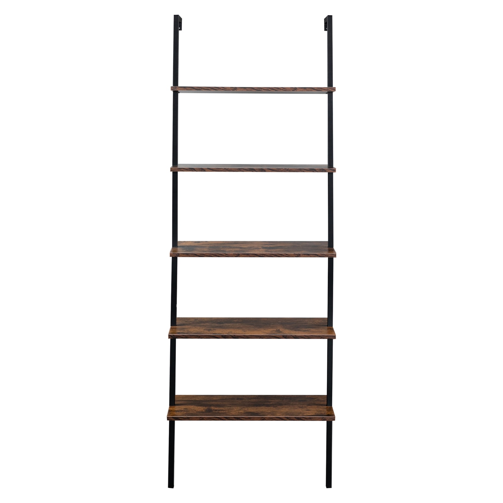 5-Layer Wall-Mounted Display Rack, 23.62 x 11.81 x 70.87 in, Black