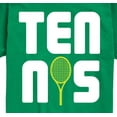 thumbnail image 3 of Instant Message - Tennis Stacked Short Sleeve Graphic T-Shirt, 3 of 6