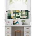 thumbnail image 5 of Valances for Windows Abstract Street Art Rod Pocket Cafe Window Treatments Valance Curtains for Kitchen Bathroom Laundry Basement Windows 54"x18", 5 of 9
