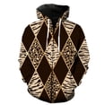 thumbnail image 1 of Sudadera con capucha y cremallera para hombre, con estampado animal abstracto, de gran tamaño, genial, con estampado 3D, informal, para adolescentes, gran oferta 2024, moda hip hop., 1 of 6