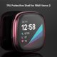 thumbnail image 1 of Kuymtek Marco de TPU para Fitbit Versa 3/Fitbit Sense Watch Bumper Shell (rosa), 1 of 7