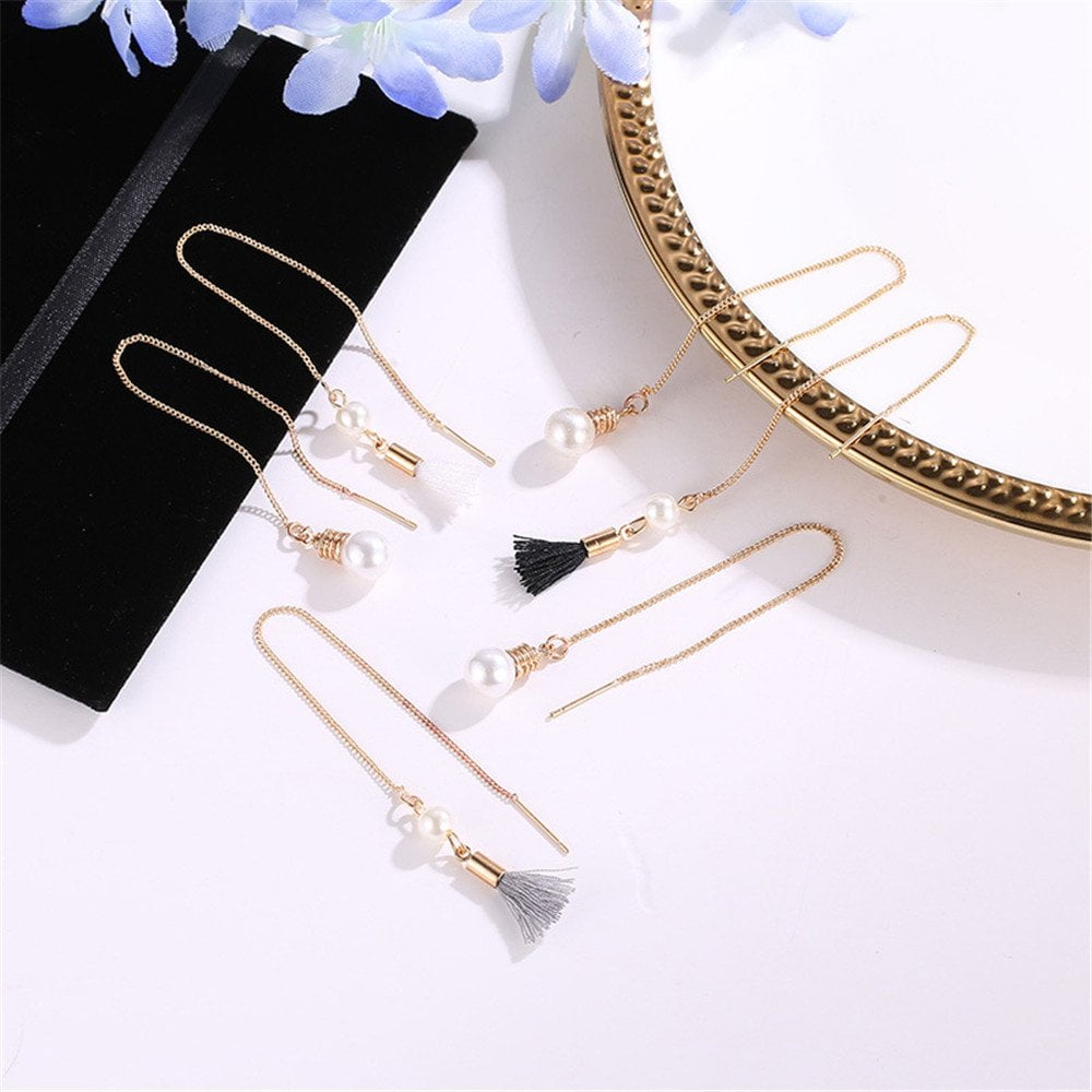 18040601 Earrings Gift for Women Earring Metal Earings Hanging Jewelry Gold 