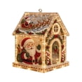 thumbnail image 7 of 3D Christmas House Pearl Art Kit, Acrylic Bead Craft Set with LED Lights, DIY Festive House Ornament Decoration for Tree, Tabletop, Mantel, Living Room, Festive Craft, A, 7 of 7
