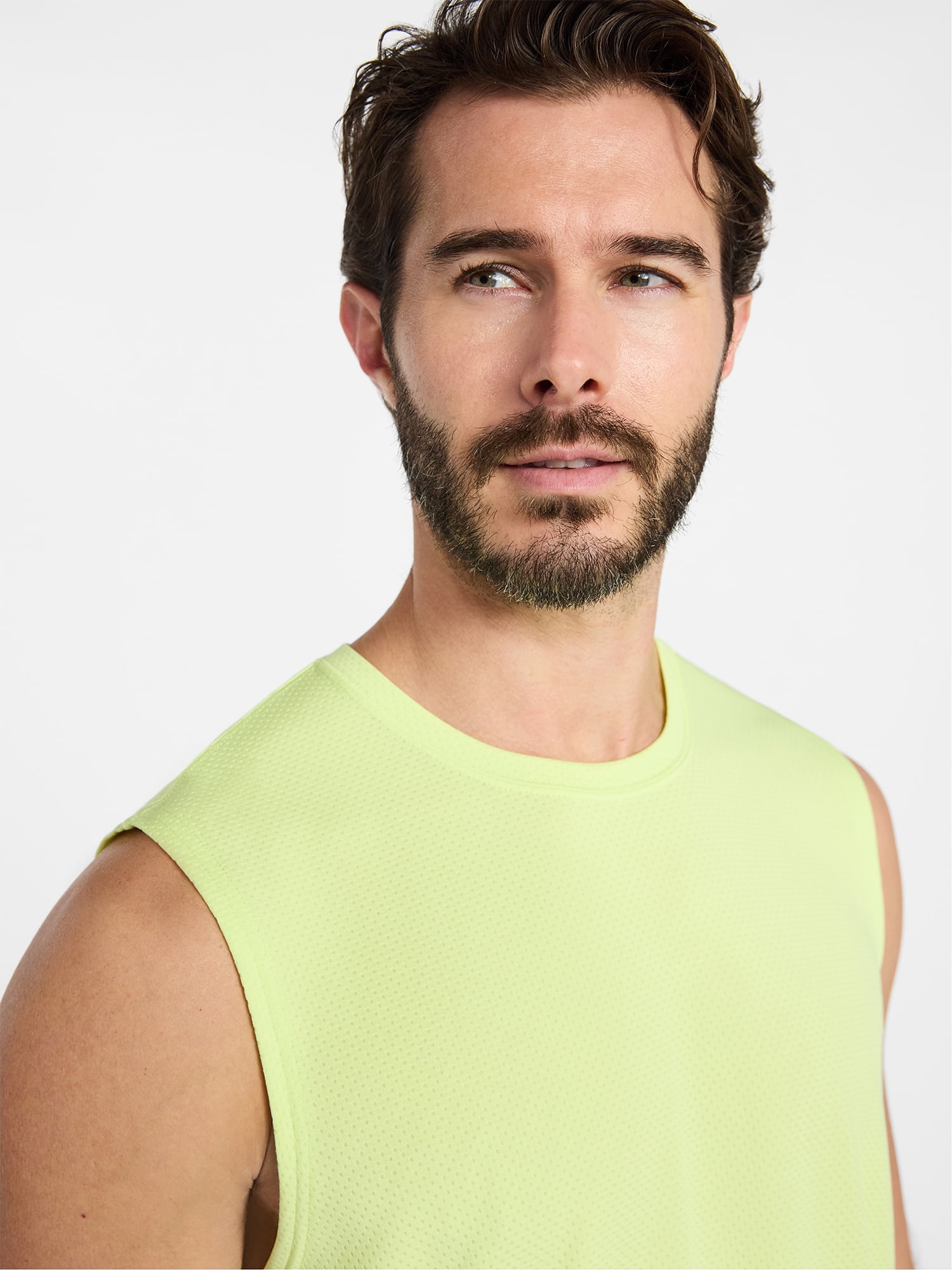 Athletic Works Men’s Sleeveless Mesh Muscle Tee, Sizes XS-5XL