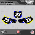 thumbnail image 3 of Kalair GFX Graphics Kit for Suzuki RM80 (2000-2001) Evader Series, 3 of 5