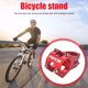 thumbnail image 4 of Ciclismo Vástago de bicicleta de 318 mm Vástago de manillar corto para bicicleta de carretera MTB de aluminio de 45 mm (rojo) Ehuebsd Para estrenar, 4 of 8