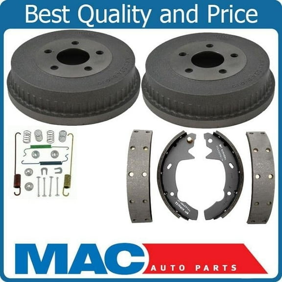 2001-2007 Taurus 2001-05 Sable (2) Rear Brake Drum Drums & Brake Shoes   Springs