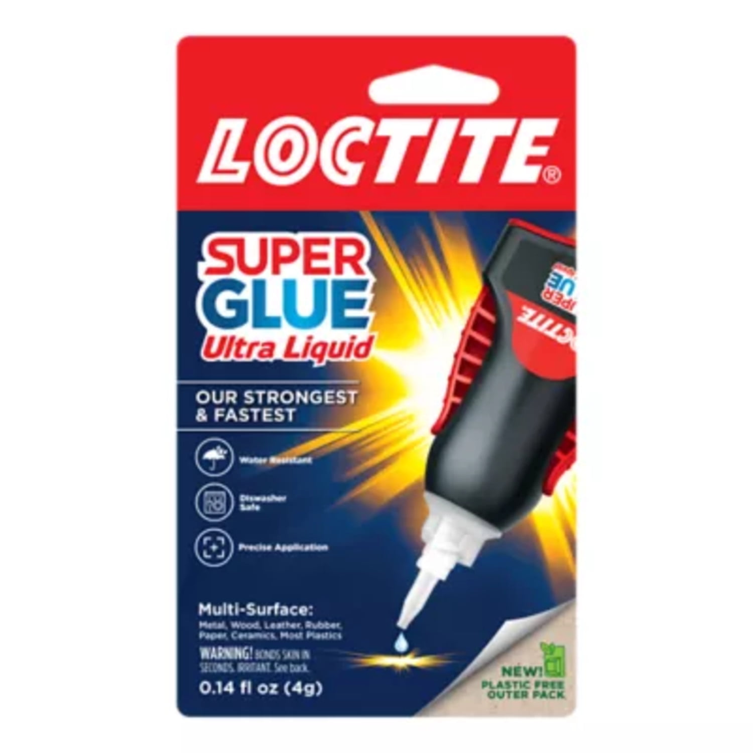 Loctite Super Glue Ultra Liquid Control, 1, Clear 4 g Bottle