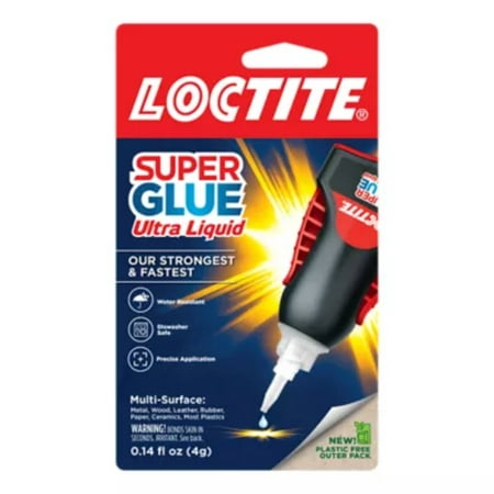 Loctite Super Glue Ultra Liquid Control, 1, Clear 4 g...