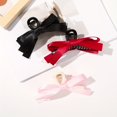 thumbnail image 4 of Elegant Black Bow Hair Claw Clip - Non-Slip Strong Hold for Thick Hair Accessories, 4 of 5