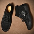 thumbnail image 5 of NOKIO Ankle B𝗈𝗈𝑡𝑠 for Men La𝖼e Up Che𝗅sea Booties Sock High Top L𝗈afers Shoes Comfortable Casual Sport Shoes Lightweight Outdoor Walking Sneakers Retro Dress Driving Booties, 5 of 9