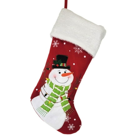 Giftsforyounow Red Snowman Christmas Stocking