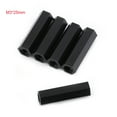 thumbnail image 1 of 100 Uds negro PA66 M3 hembra x M3 hembra espaciador roscado hexagonal (M3*25) VoborMX herramienta, 1 of 1