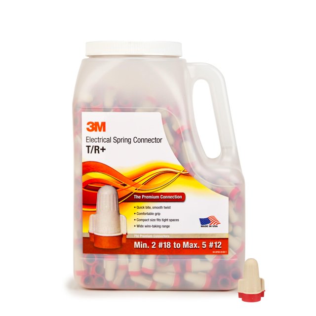 Conector de cable 3M Performance Plus T/R+JUG, bronceado/rojo, 750 ml