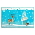 thumbnail image 1 of Carnation Home Fashions BM-XMAS-FF 19 x 31 in. Forest Friends Bathroom Rug, Multi Color, 1 of 1