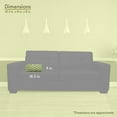 thumbnail image 4 of Majestic Home Goods Sage Zig Zag Round Bolster, 4 of 5