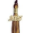 thumbnail image 2 of Endea Graduation Maroon/Gold Mixed Color Graduation Tassel with Gold Date Drop, 2 of 11
