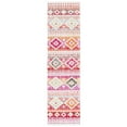 thumbnail image 6 of SAFAVIEH Montage Watson Geometric Indoor/Outdoor Area Rug, Red/Fuchsia, 9' x 12', 6 of 10