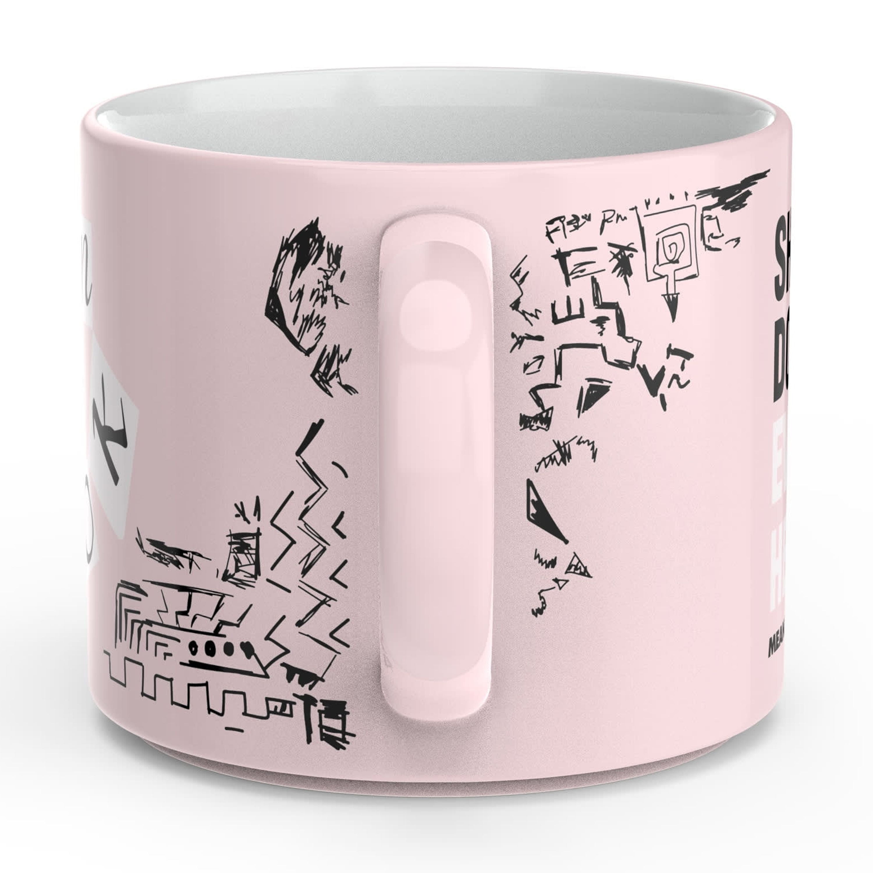 (4 pack) Zak Designs 15oz Modern Mug, Mean Girls