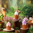 thumbnail image 6 of Homesteed Easter Table Centerpiece Decor Plush Bunny Tail Planter Artificial Spring Flowers for Home Indoor Egg Hunt Party, 6 of 9