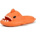 thumbnail image 2 of Bathroom Sandals Cute Shark Slippers for Women Men, Shower Slides Casual Beach Shoes Anti-Slip Novelty Open Toe Lightweight Sole Sandals, 2 of 7