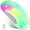Green, variant on Clear Wireless Mouse, 9-Color RGB LED with Magnetic Cover – Rechargeable USB-C, Ergonomic Portable Design, 1200 DPI Optical Tracking, Plug & Play, Ambidextrous for Laptops, PC, Mac, Linux & Travel